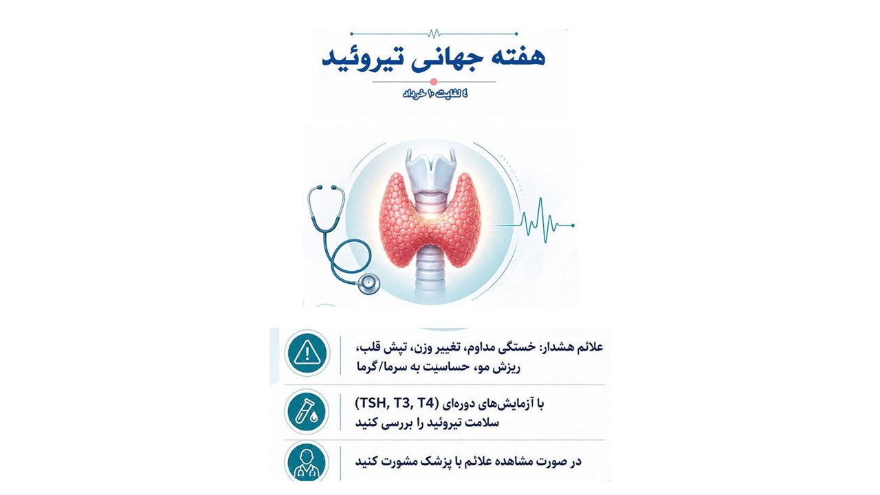 روز جهانی اطلاع رسانی تیروئید گرامیباد